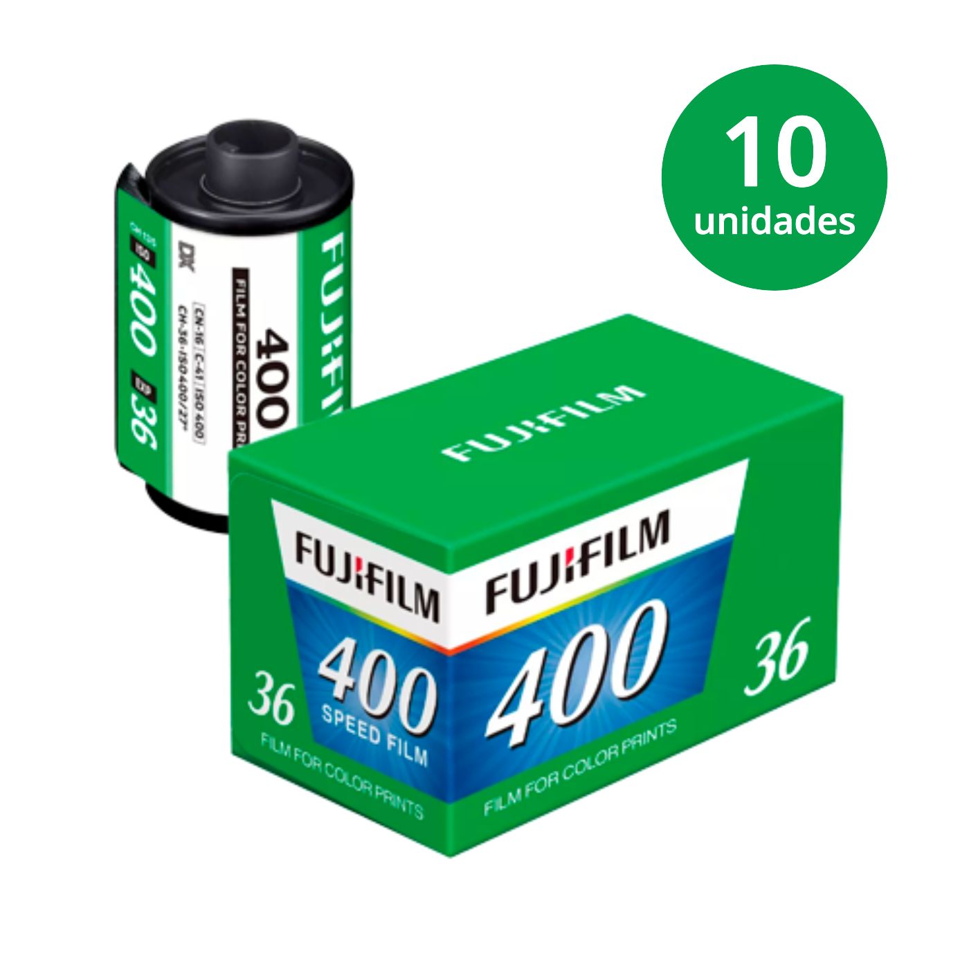 10 Filmes Negativos Fujifilm Fujicolor ISO 400 35mm