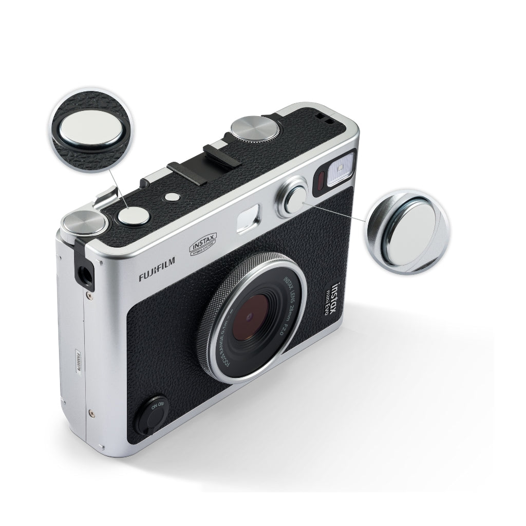 Câmera e Impressora para Smartphone Fujifilm instax mini Evo Black