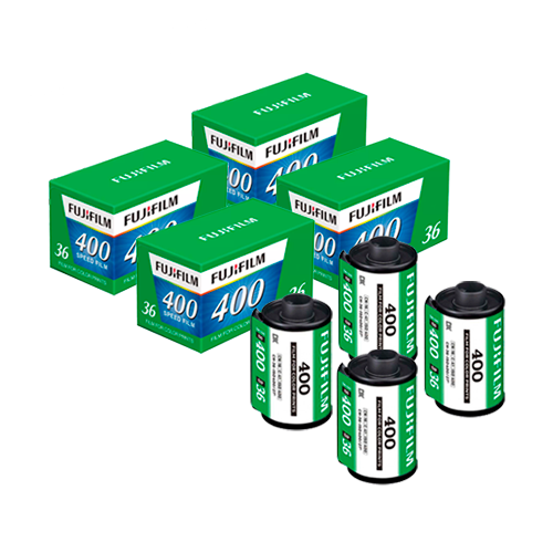 4 Filmes Negativos Fujifilm Fujicolor ISO 400 35mm