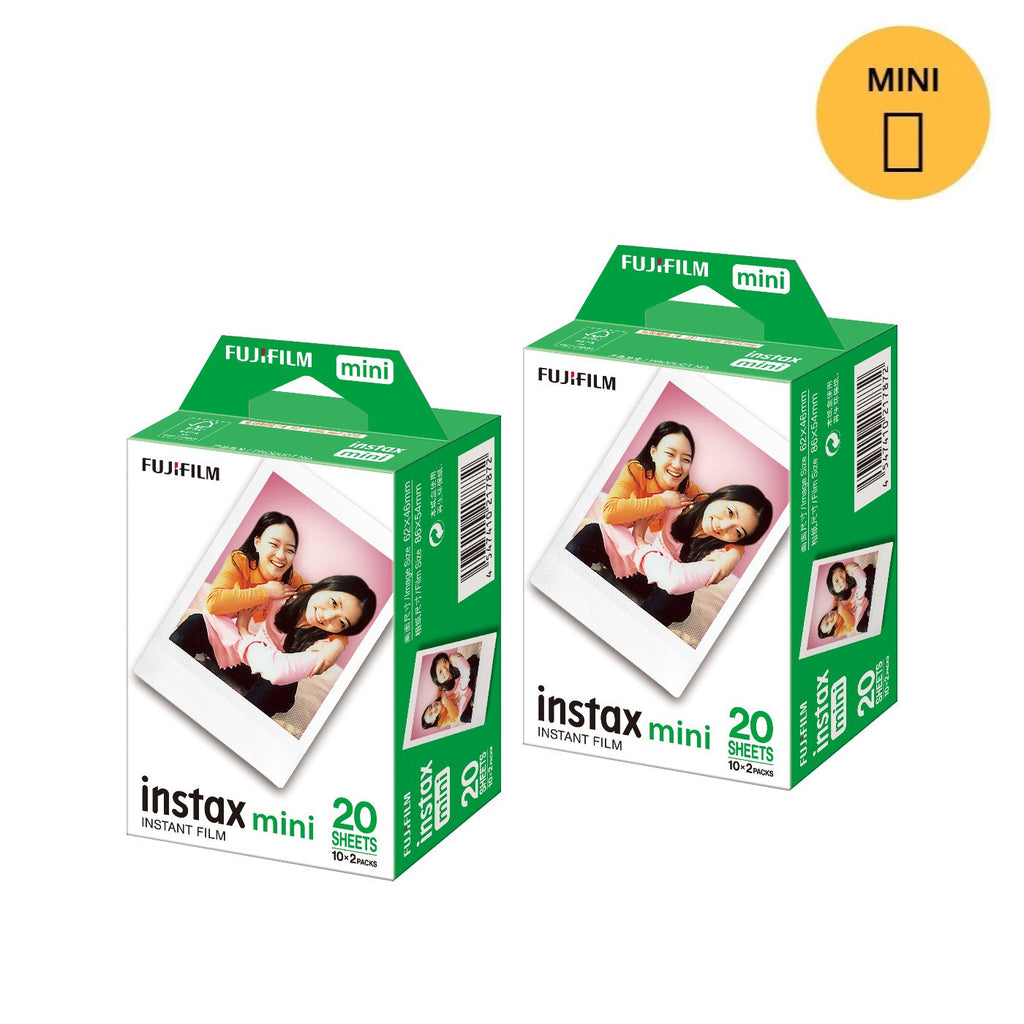 Combo de Filmes Fujifilm instax™ mini Branco 40 Fotos