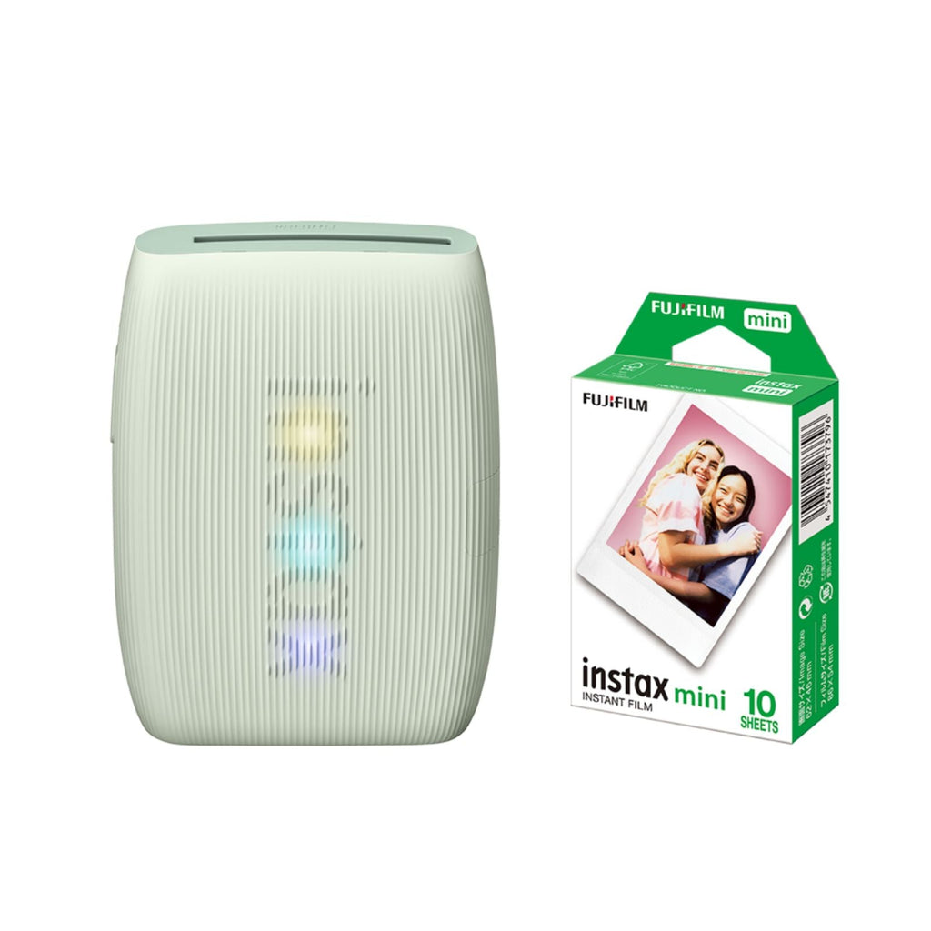 Combo Impressora para celular Fujifilm instax mini Link 3™ - Sage Green + Filme instax™ a sua escolha 10 fotos