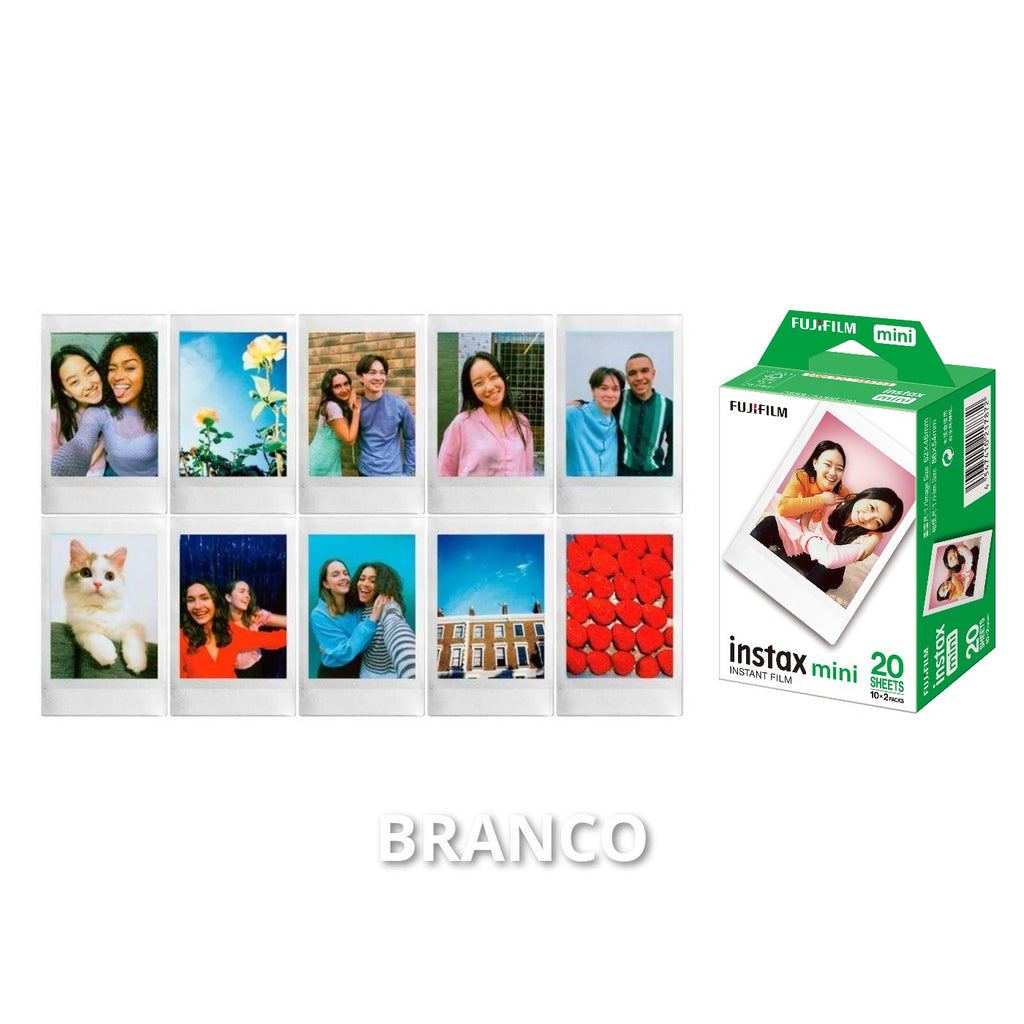 Combo de Filmes Fujifilm instax™ mini Branco 40 Fotos