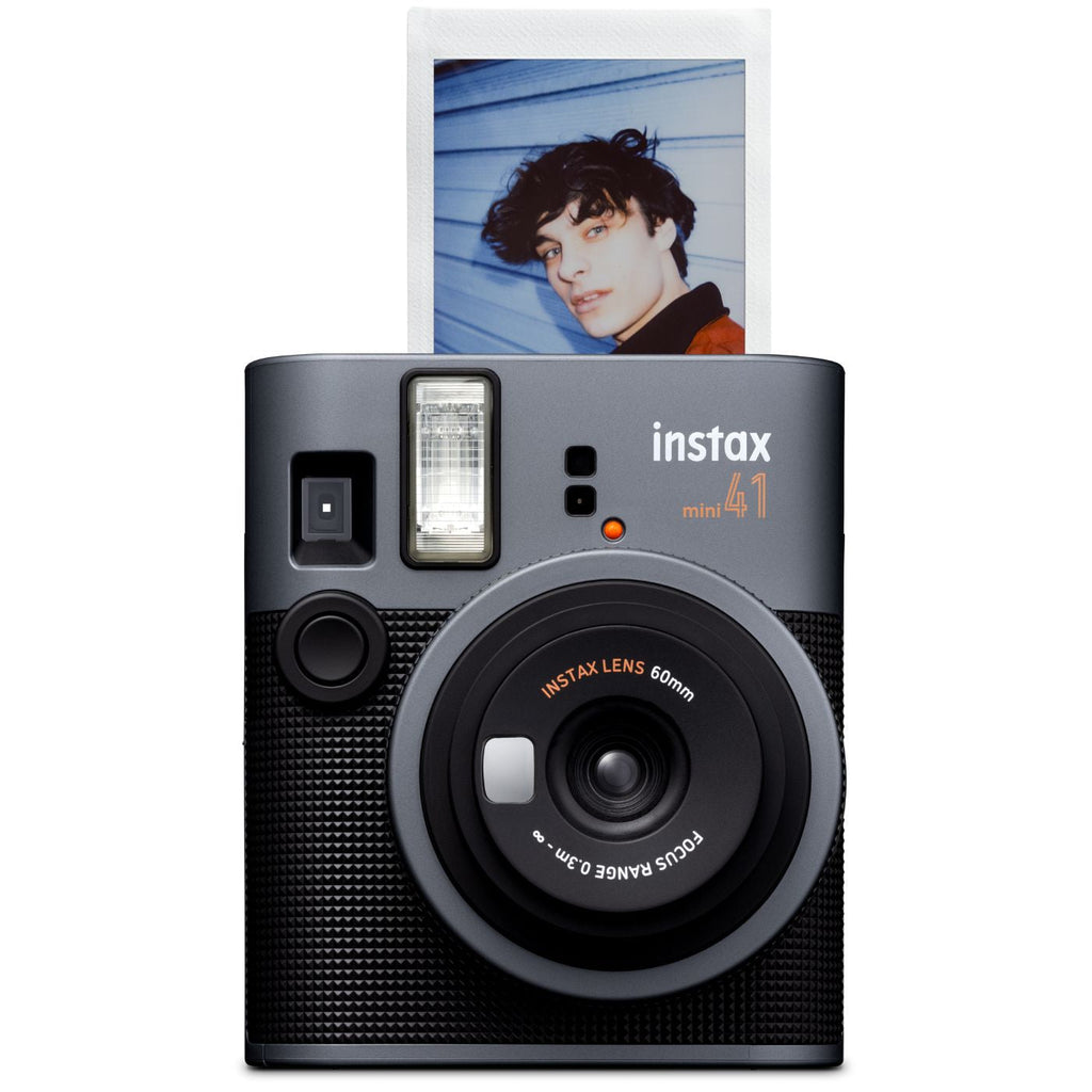 Câmera Instantânea Fujifilm instax mini 41™ + Filme instax™ a sua escolha 10 fotos + Acessório instax™