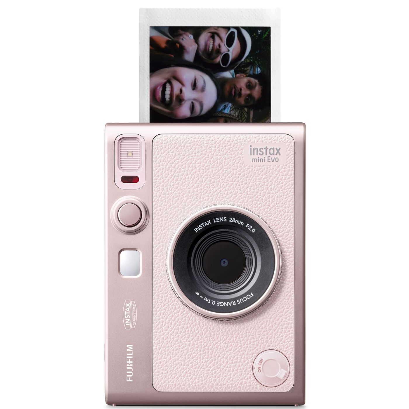 Câmera e Impressora para Smartphone Fujifilm instax mini Evo Gentle Rose