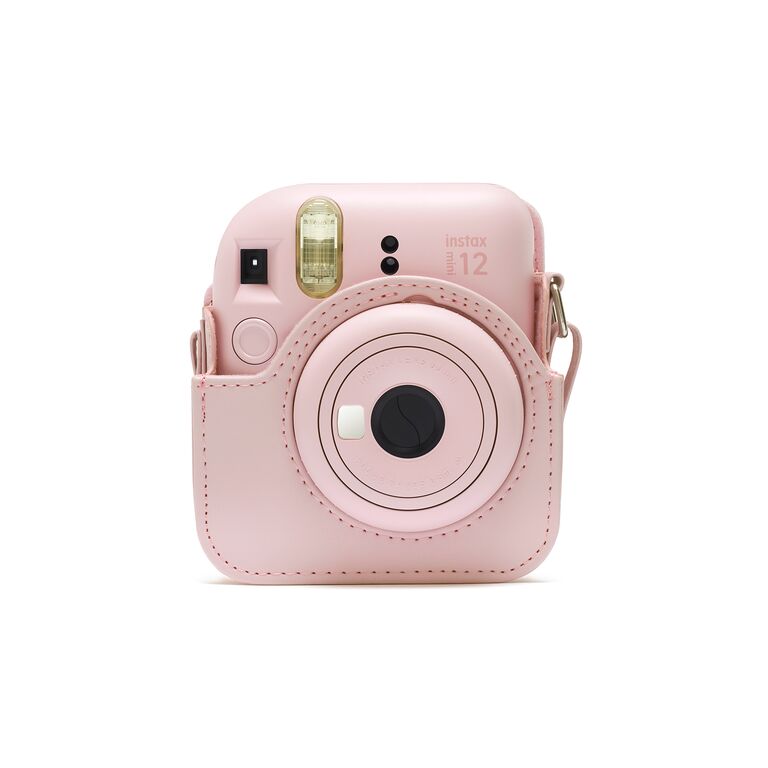 Câmera Instantânea Fujifilm instax mini 12™ Rosa Gloss + Pack 10 filmes Mermaid Tail + Bolsa Rosa Gloss